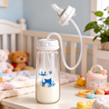 Hands-Free Baby Feeding Bottle with Soft Silicone Nipple | 240ml